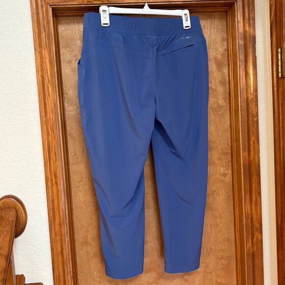 Women's Eddie Bauer Departure Ankle Pants in Bluebird, Size MP - Picture 6 of 9